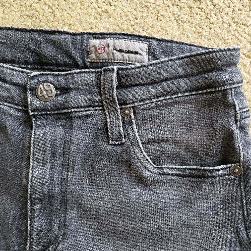 Ag Adriano Goldschmied Gray Skinny Jeans with Stretch - Picture 6 of 12